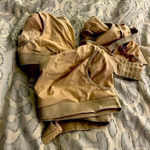 Three pack nursing/pumping bras. Held for Irenags